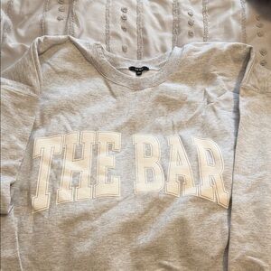 The Bar Heather Gray Top